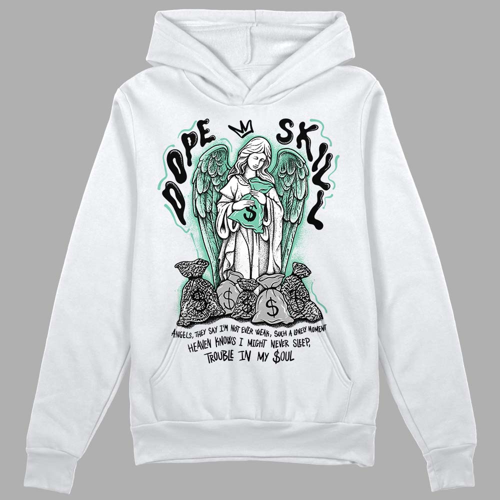 Green Glow 3s DopeSkill Hoodie Sweatshirt Angels Graphic
