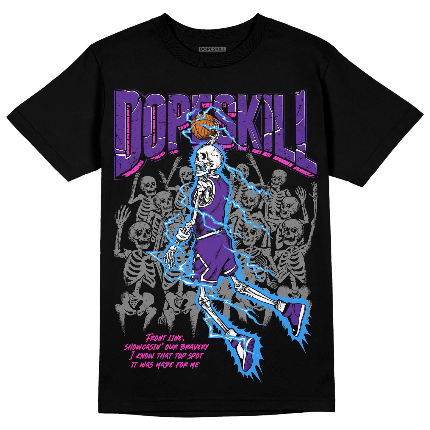 PURPLE Collection DopeSkill T-Shirt Thunder Dunk Graphic