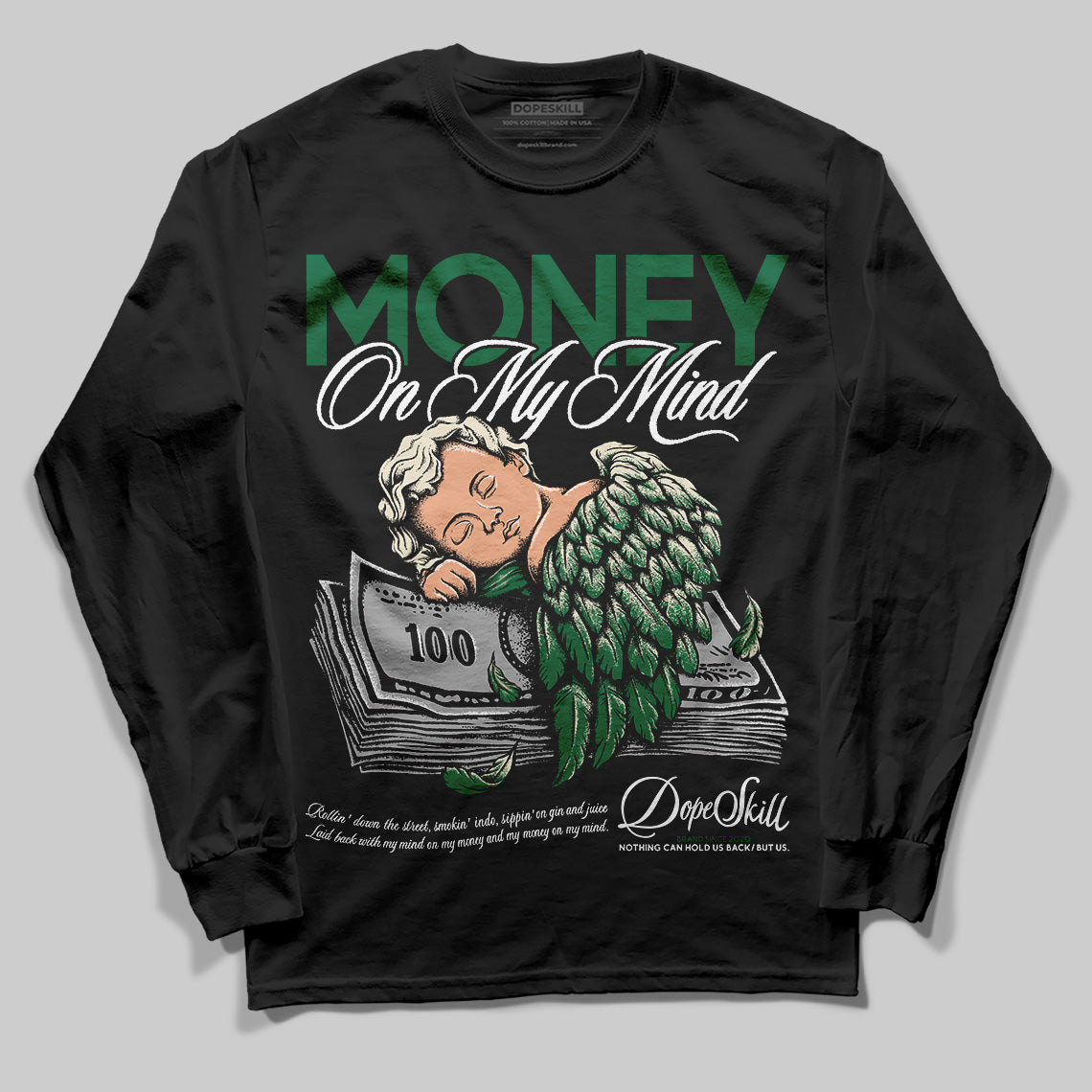 Pine Green 13s DopeSkill Long Sleeve T-Shirt MOMM Graphic