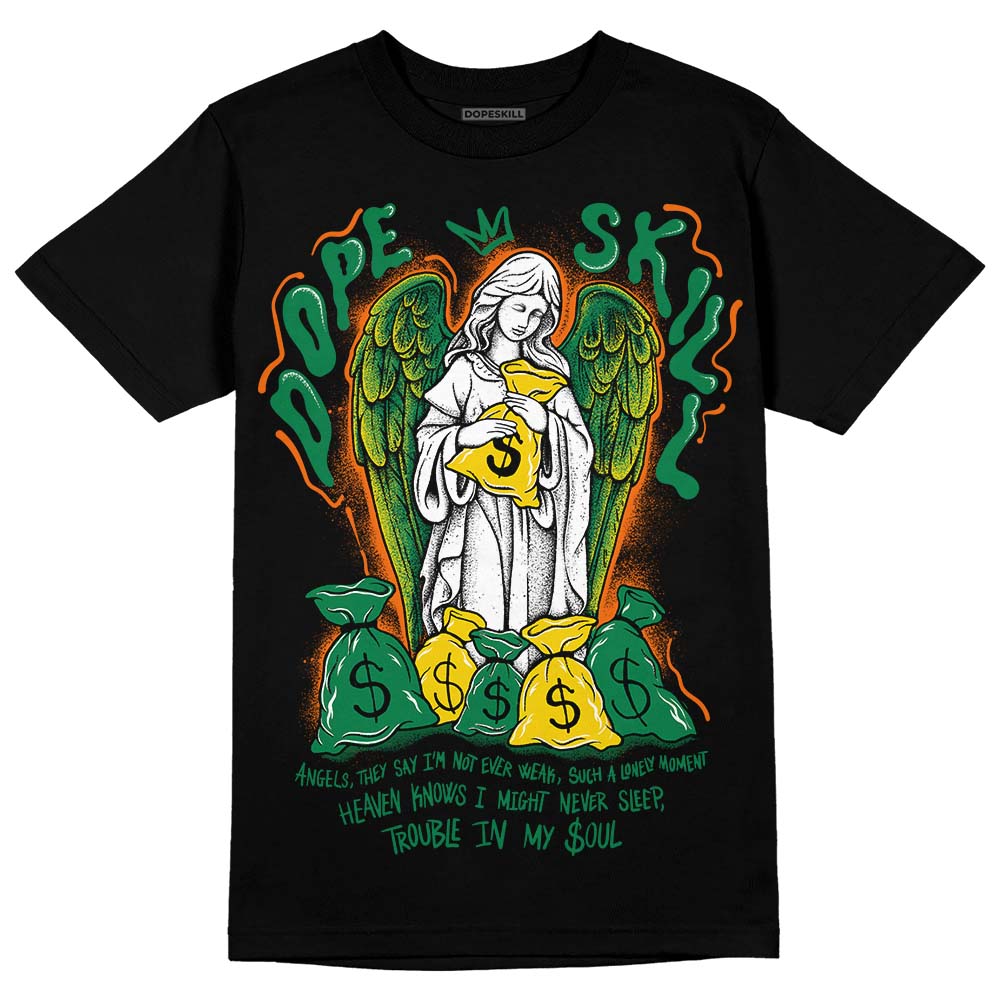 Green Collection DopeSkill T-Shirt Angels Graphic