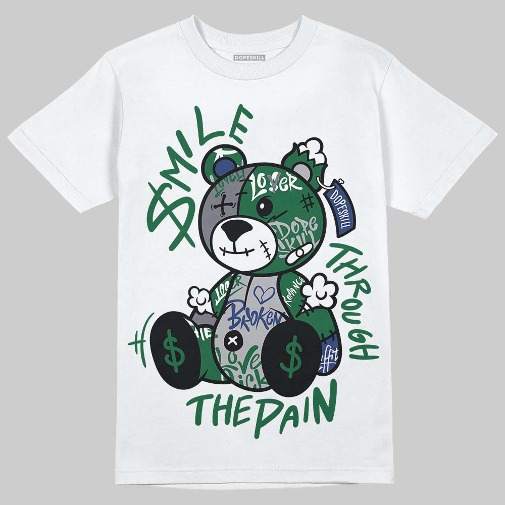 GT-2160 Shamrock Green DopeSkill T-Shirt Smile Through The Pain Graphic