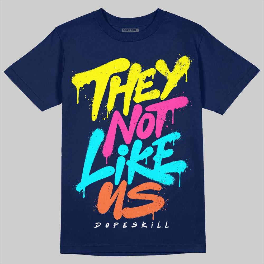 University Blue Collection DopeSkill T-Shirt They Not Like Us Graphic