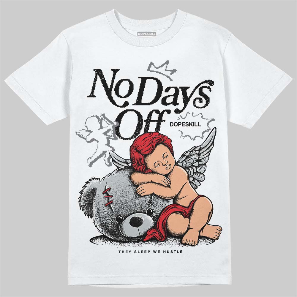 Wolf Grey 12s DopeSkill T-Shirt New No Days Off Graphic