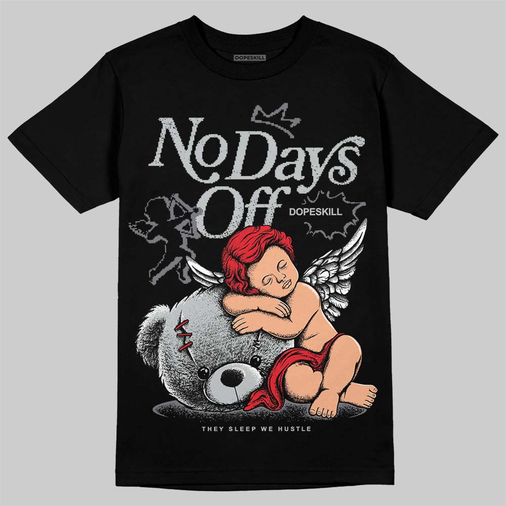Wolf Grey 12s DopeSkill T-Shirt New No Days Off Graphic