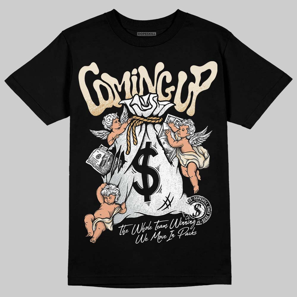 Reverse Metallic 5s DopeSkill T-Shirt Money Bag Coming Up Graphic