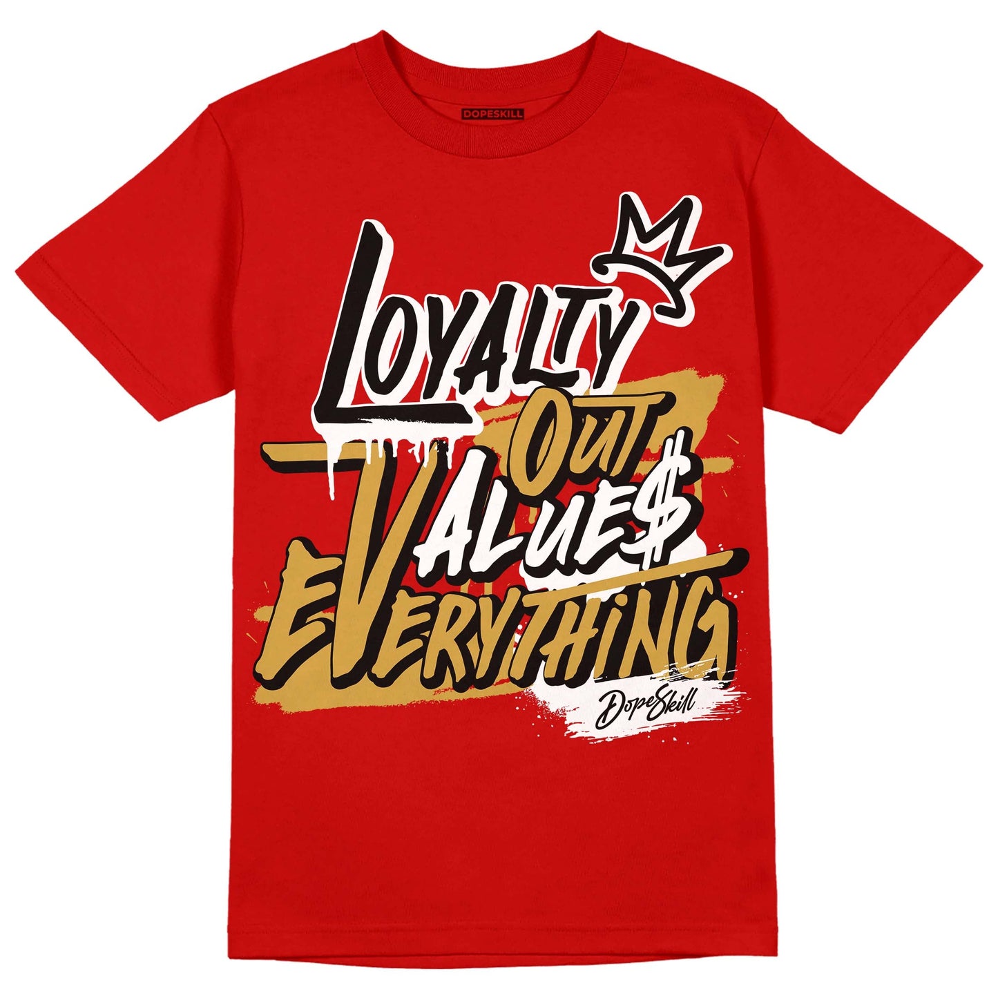 Red Collection DopeSkill Red T-shirt LOVE Graphic