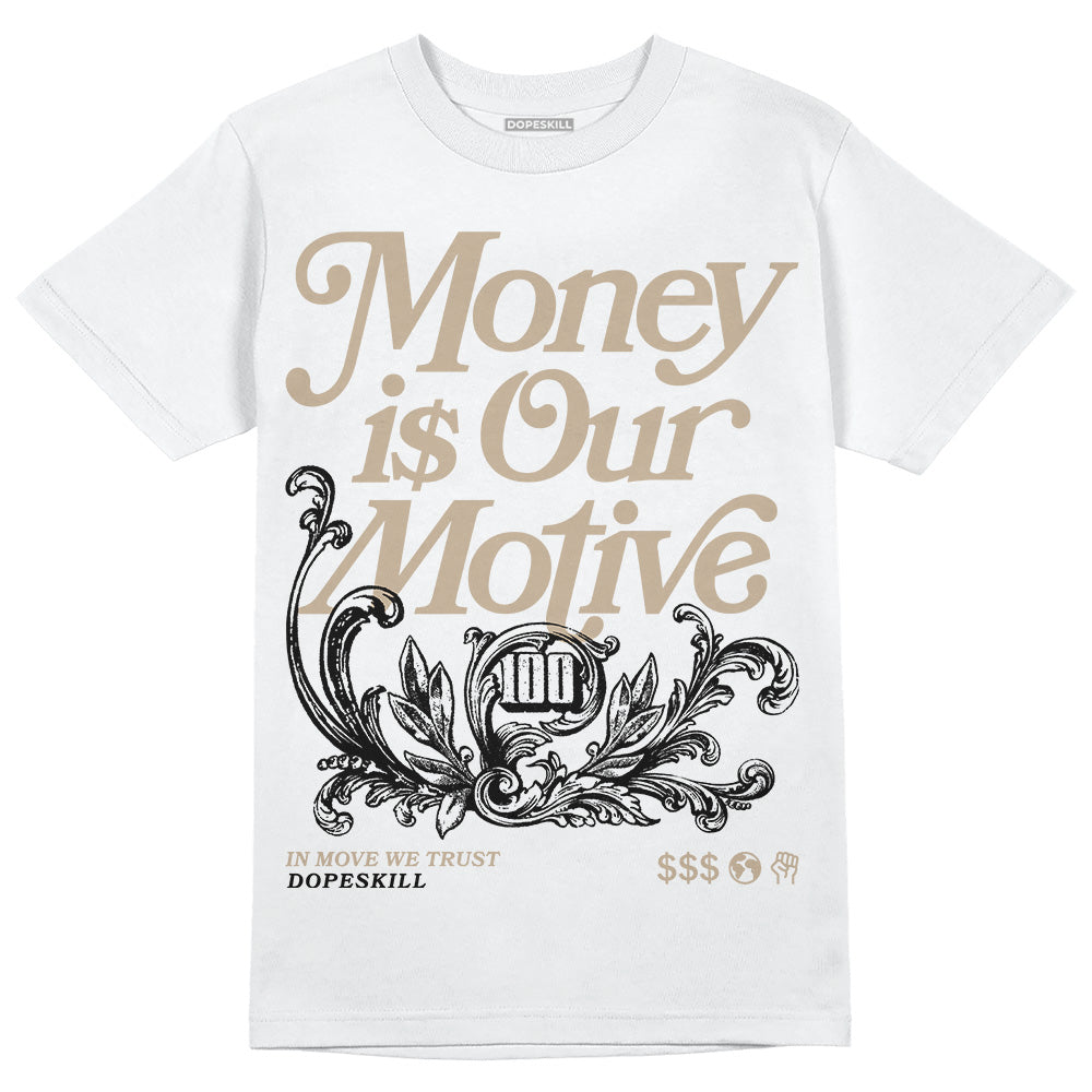 Latte 1s DopeSkill T-Shirt Money Is Our Motive Typo Graphic