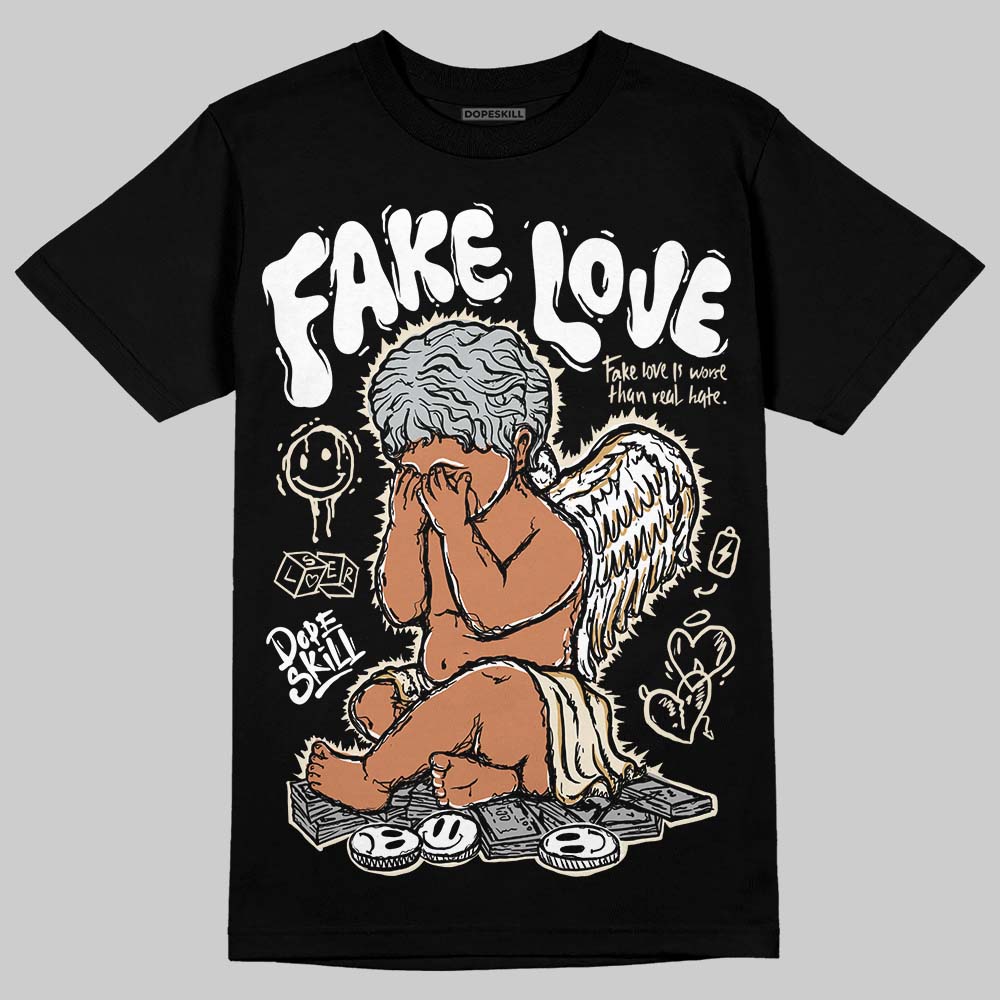 Reverse Metallic 5s DopeSkill T-Shirt False Love Graphic