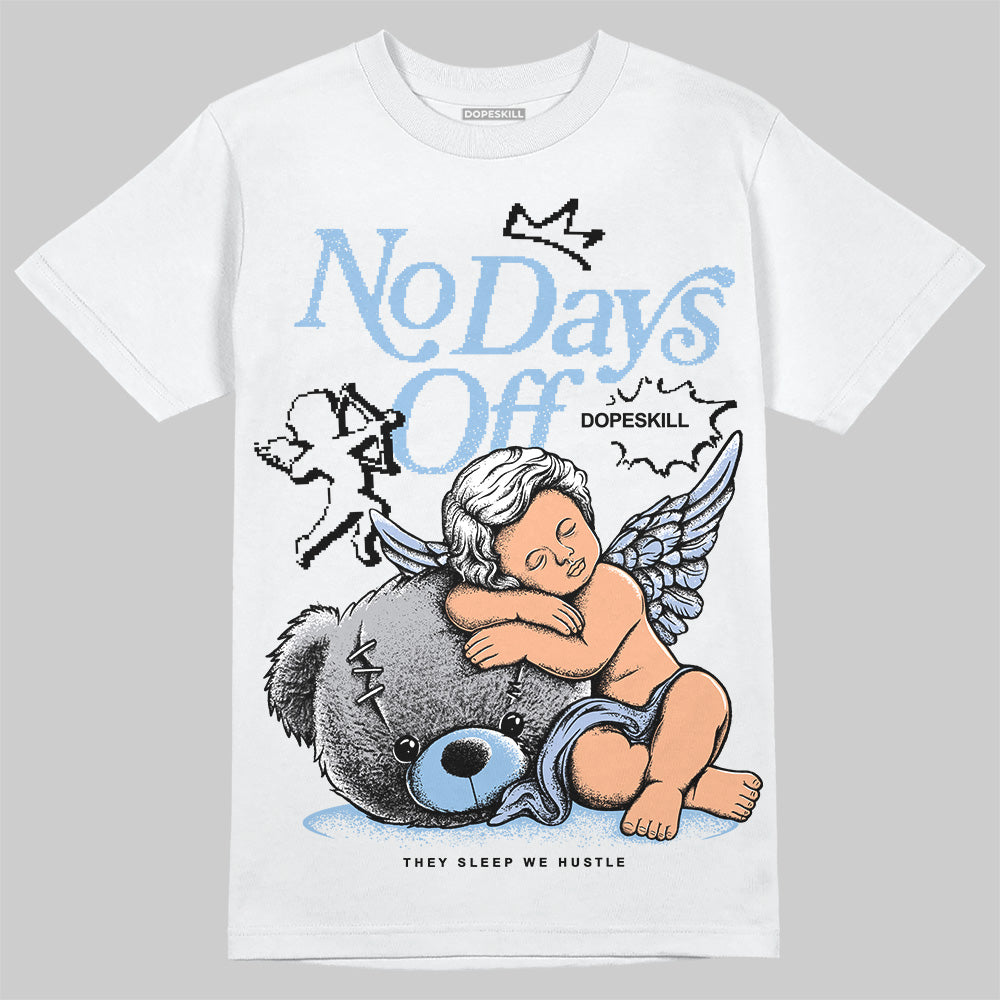Women's Runner Sneaker Light Blue DopeSkill T-Shirt New No Days Off Graphic