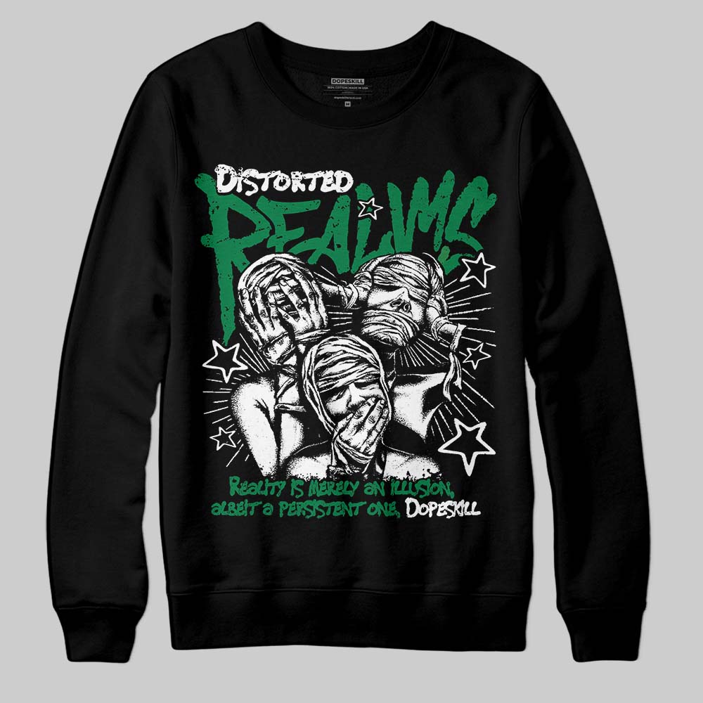 Green Collection DopeSkill Sweatshirt Distorted Realms Graphic
