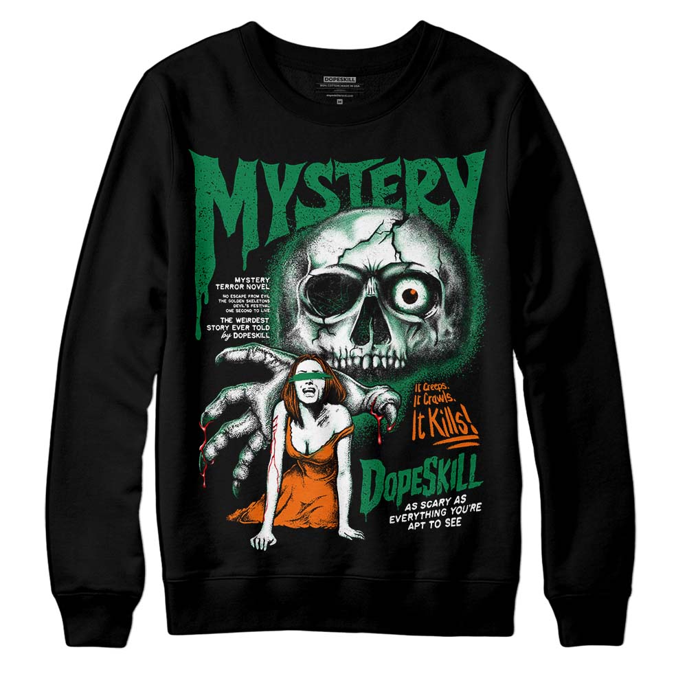Green Collection DopeSkill Sweatshirt Mystery Ghostly Grasp Graphic