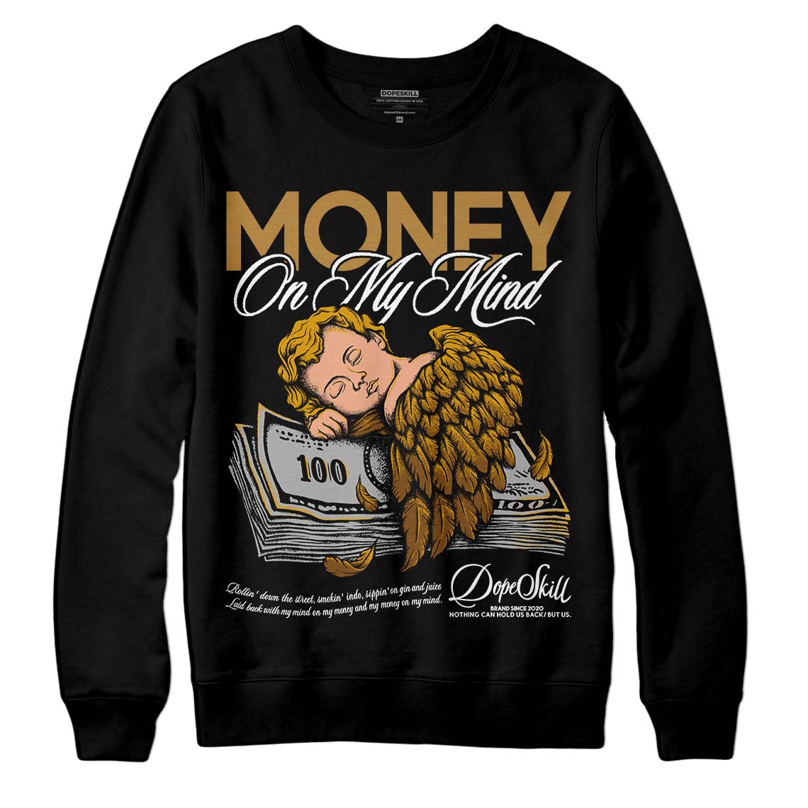 Wheat 13s DopeSkill Sweatshirt MOMM Graphic