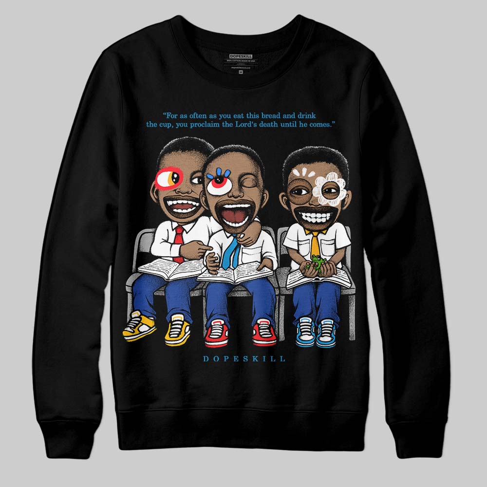 Royal Blue Collection DopeSkill Sweatshirt First Sunday Graphic