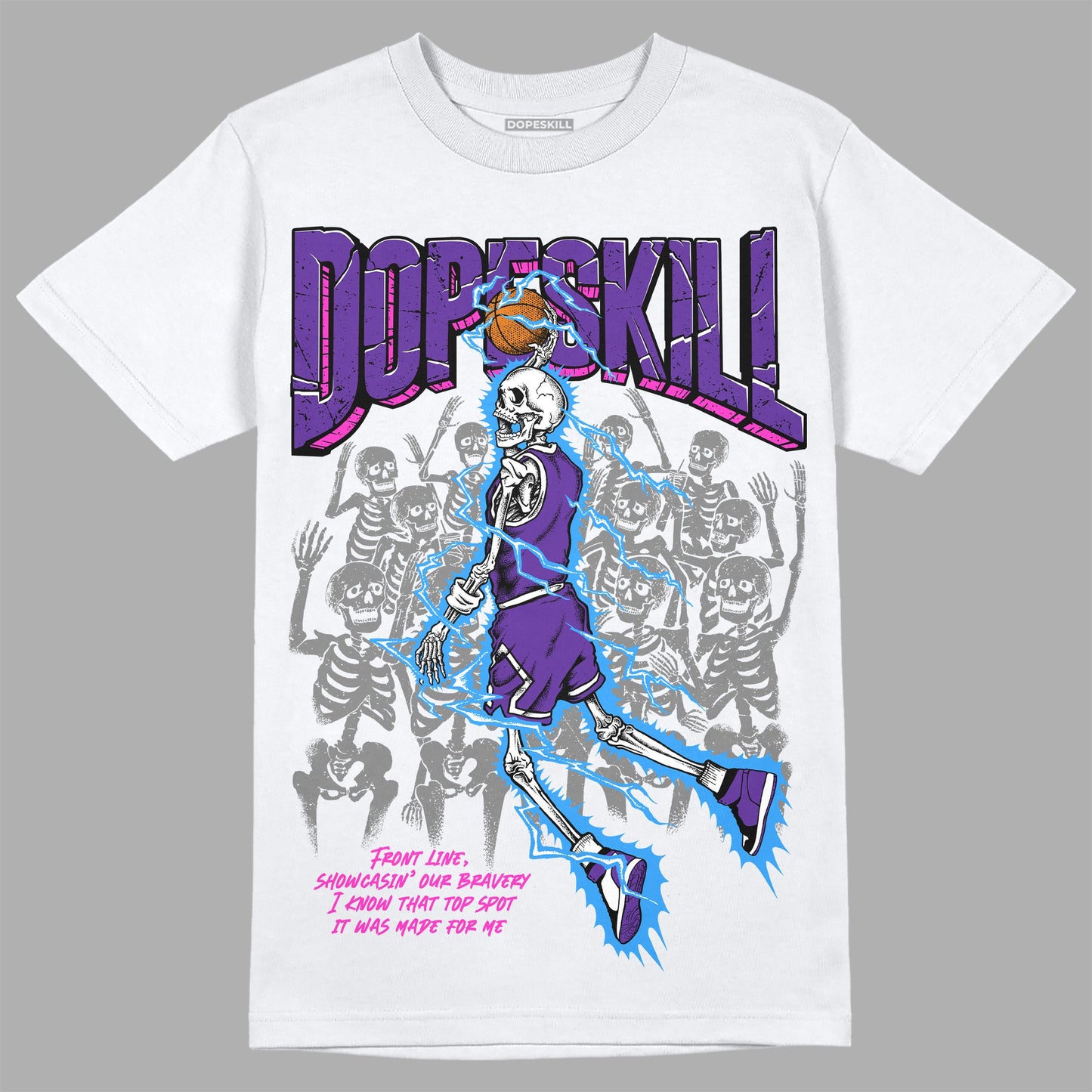 PURPLE Collection DopeSkill T-Shirt Thunder Dunk Graphic