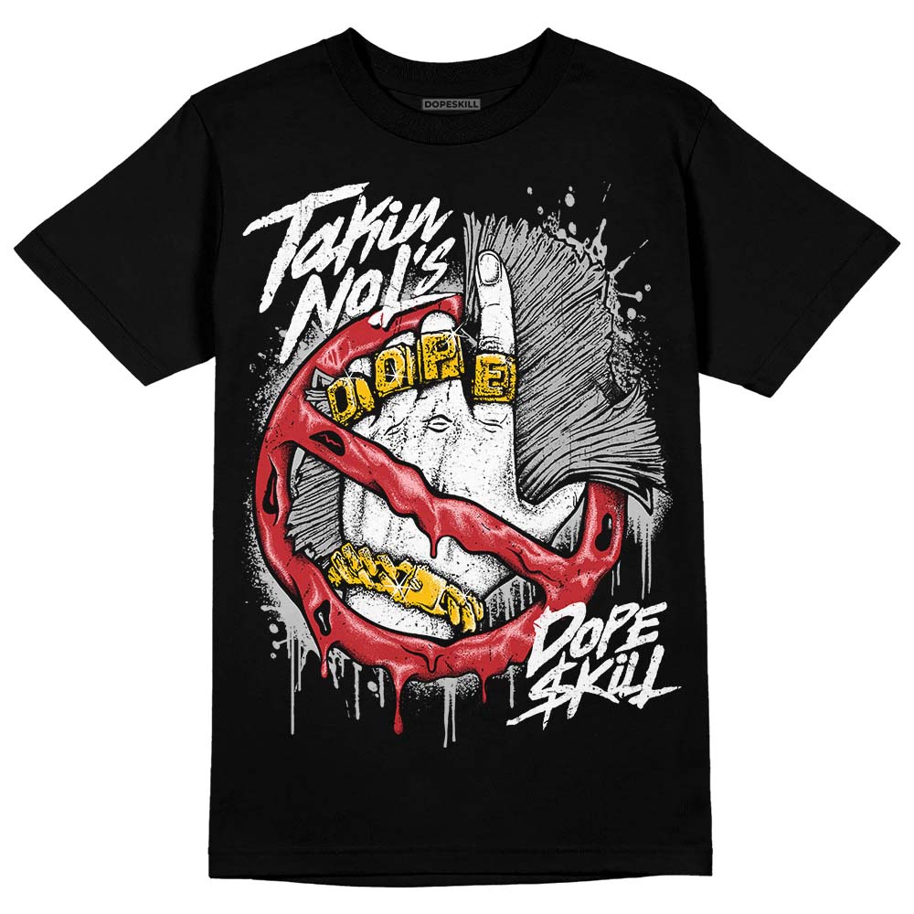 Red Taxi 12s DopeSkill T-Shirt Takin No L's Graphic