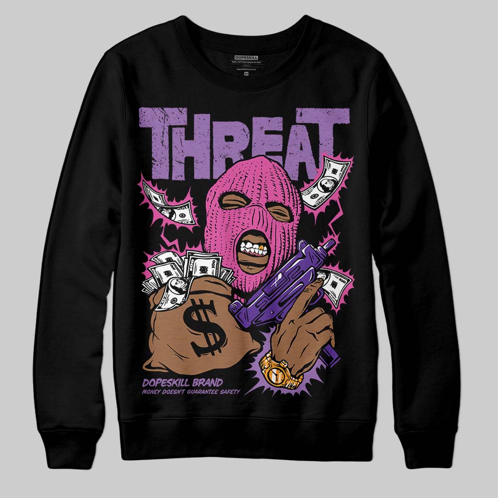 PURPLE Collection DopeSkill Sweatshirt Under Threat Graphic