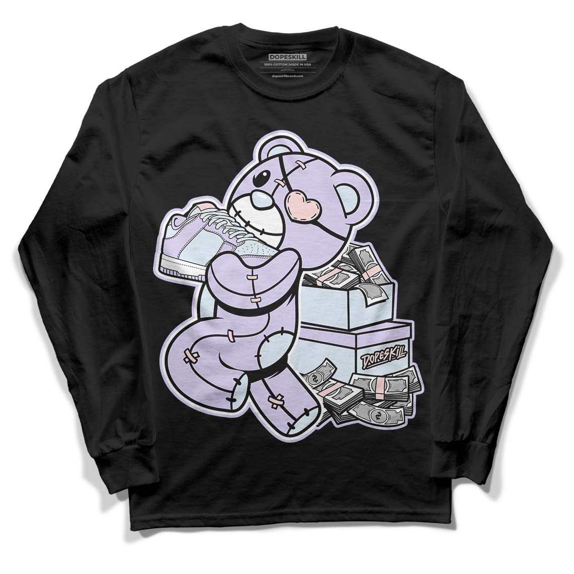 Easter Dunk Low DopeSkill Long Sleeve T-Shirt Bear Steals Sneaker Graphic