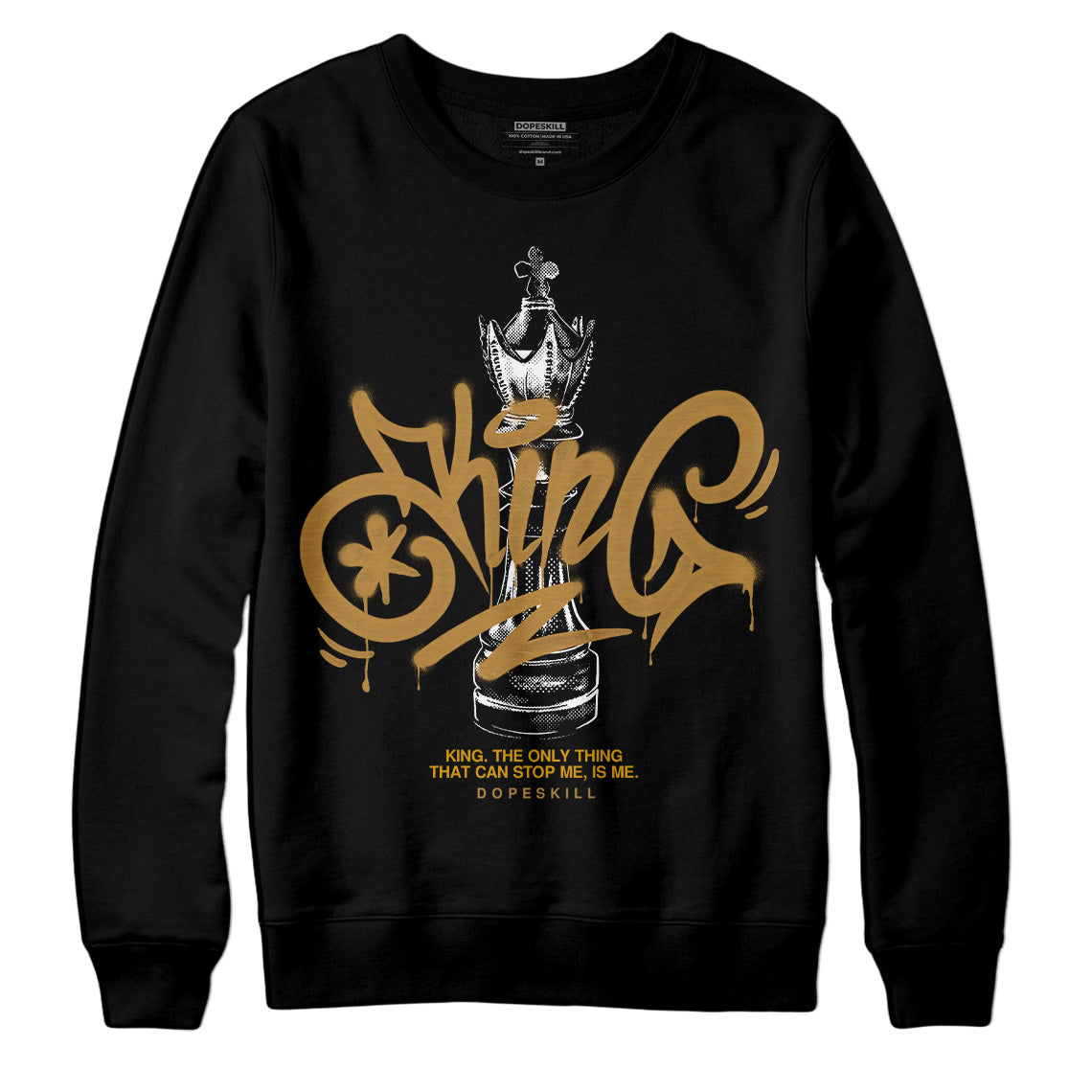 Wheat 13s DopeSkill Sweatshirt King Chess Graphic