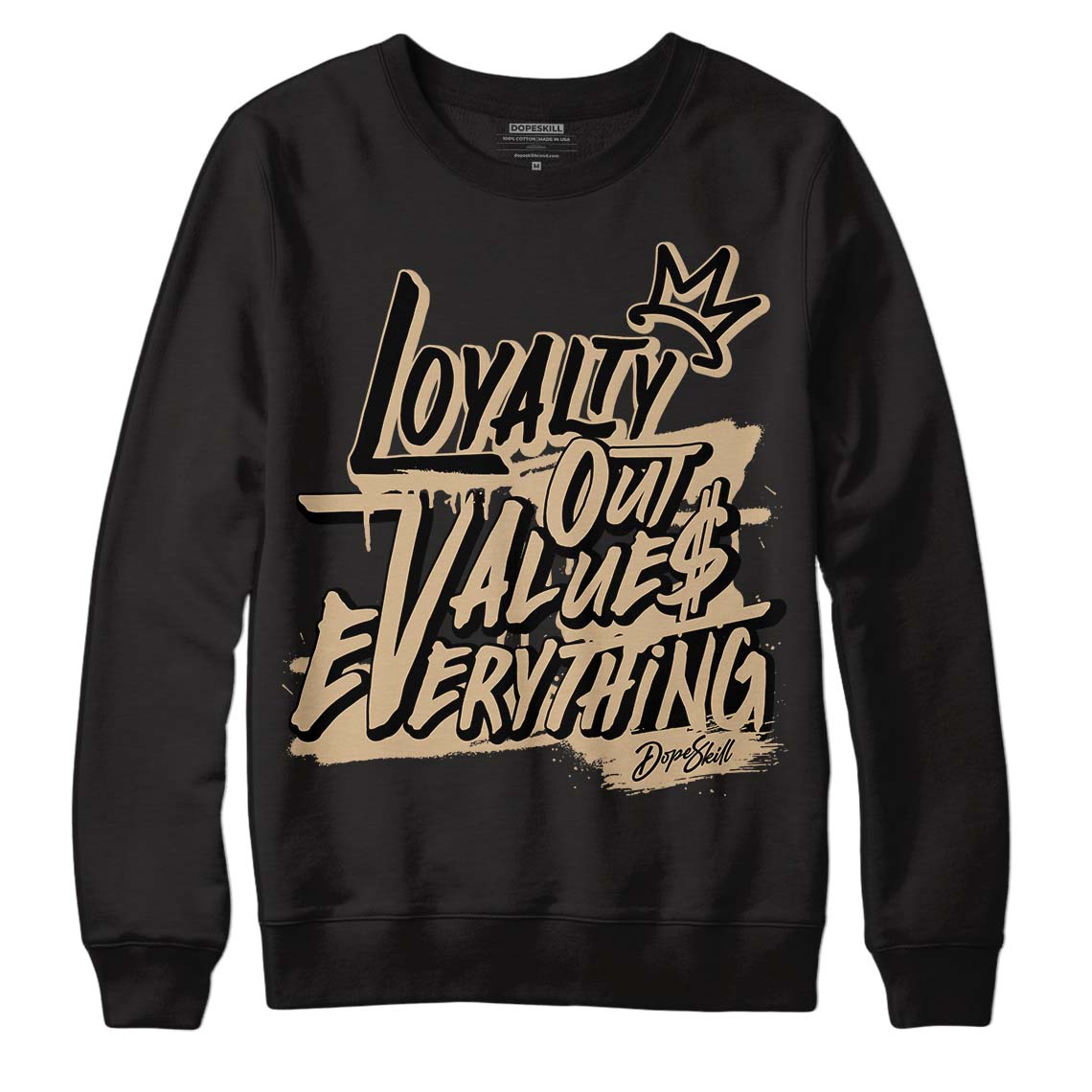TAN Collection DopeSkill Sweatshirt LOVE Graphic