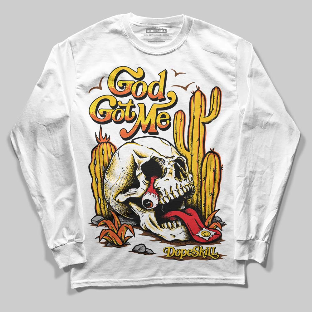 Yellow Collection DopeSkill Long Sleeve T-Shirt God Got Me Graphic