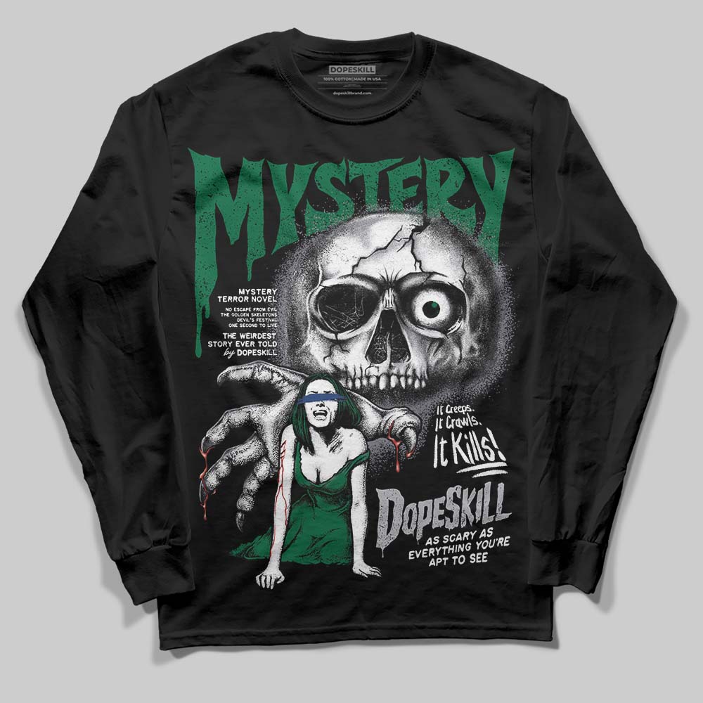 GT-2160 Shamrock Green DopeSkill Long Sleeve T-Shirt Mystery Ghostly Grasp Graphic