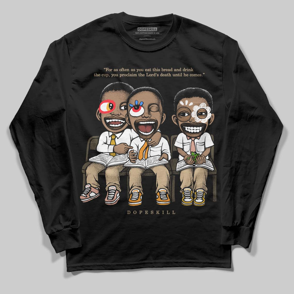 TAN Collection DopeSkill Long Sleeve T-Shirt First Sunday Graphic