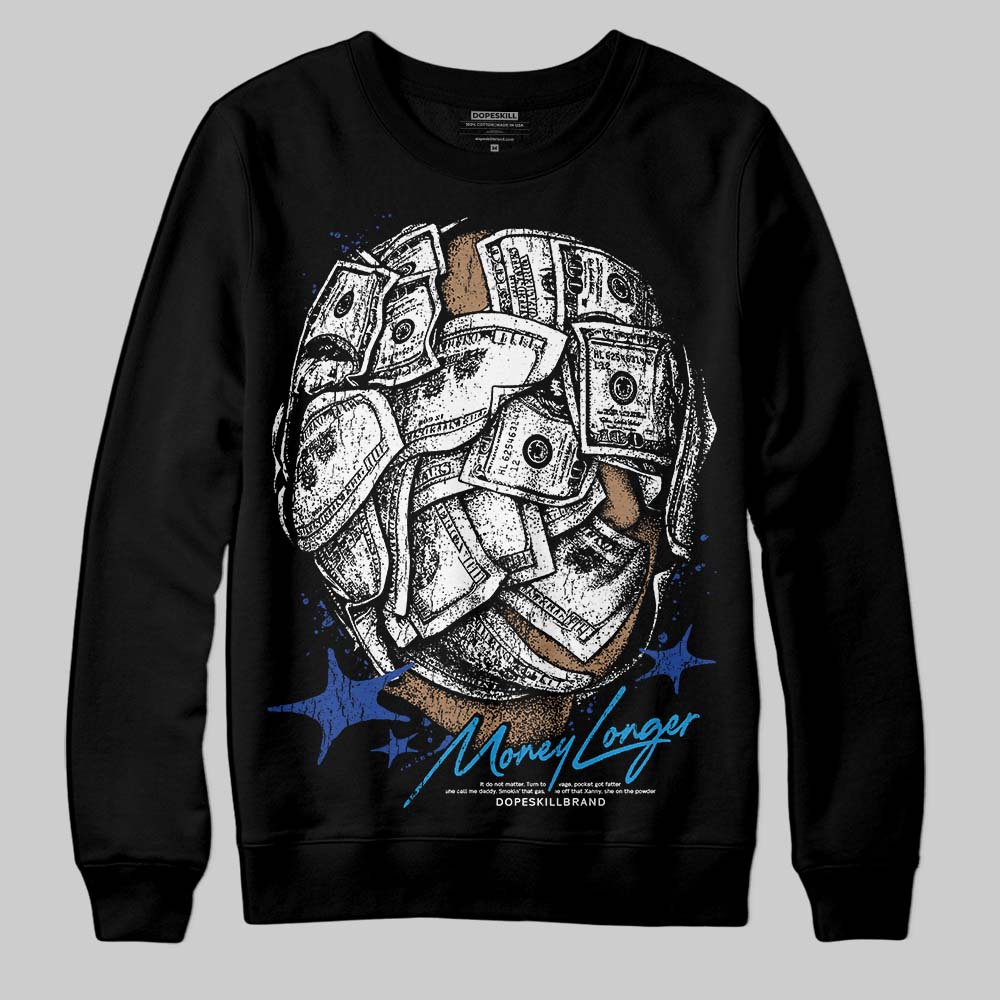 Royal Blue Collection DopeSkill Sweatshirt Money Longer Graphic