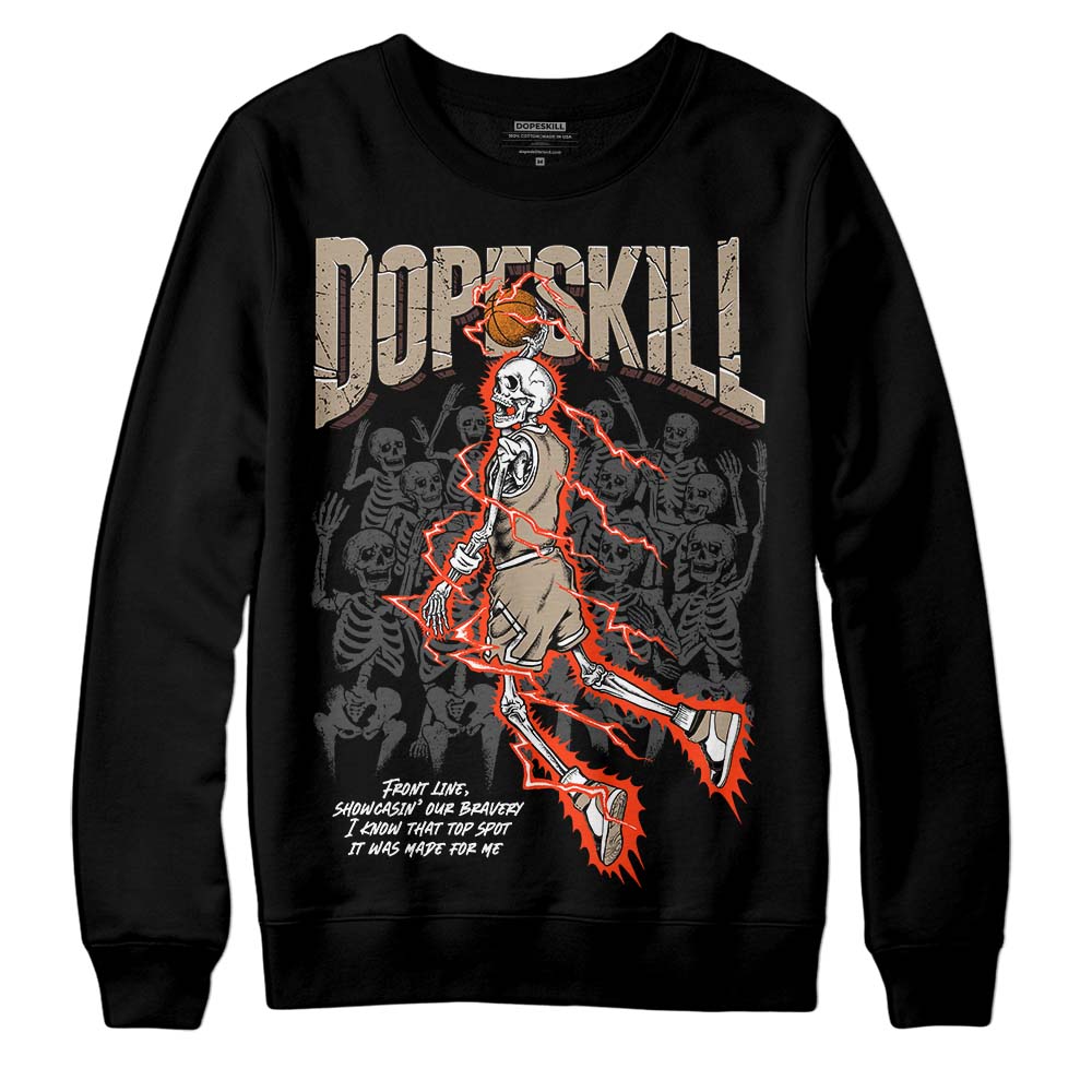 Latte 1s DopeSkill Sweatshirt Thunder Dunk Graphic