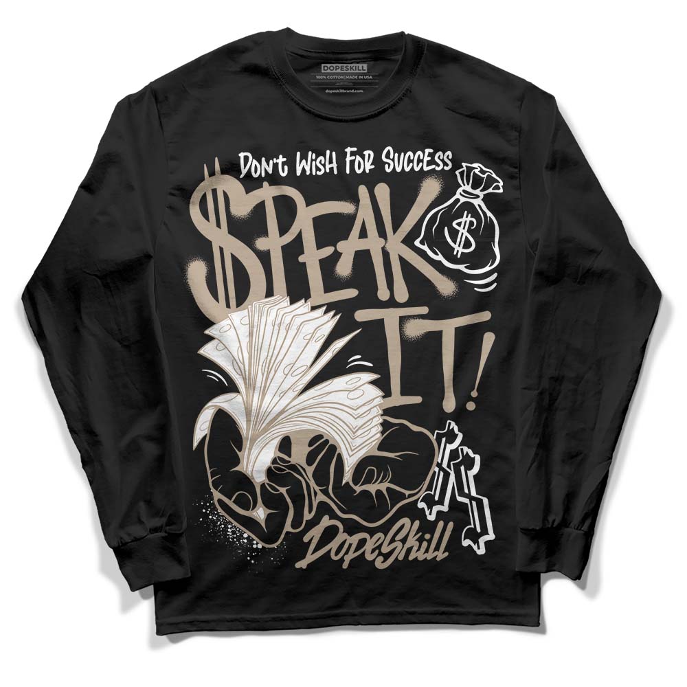 Latte 1s DopeSkill Long Sleeve T-Shirt Speak It Graphic