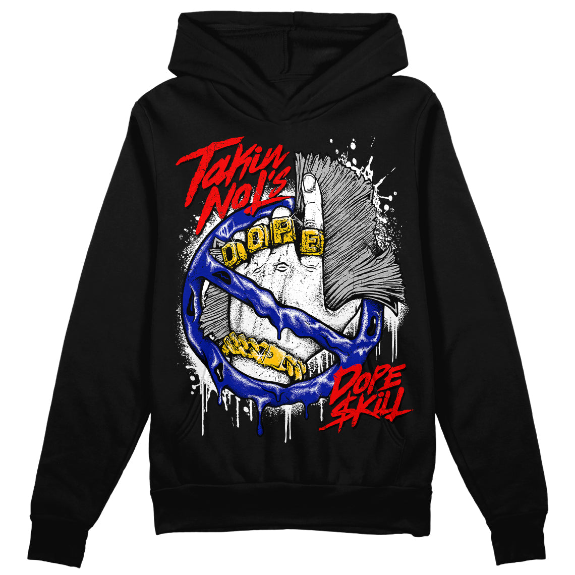 Racer Blue White Dunk Low DopeSkill Hoodie Sweatshirt Takin No L's Graphic