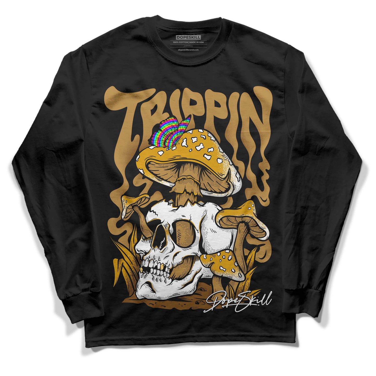 Wheat 13s DopeSkill Long Sleeve T-Shirt Trippin Graphic