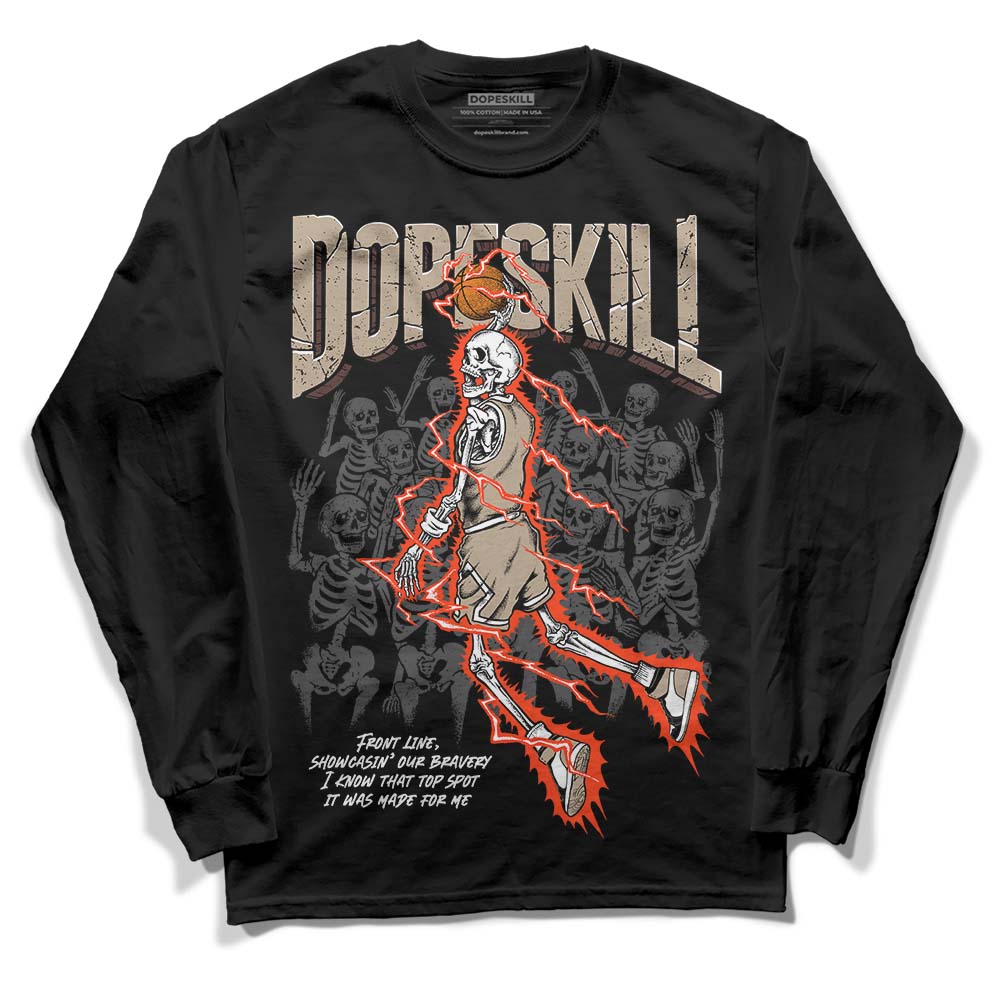 Latte 1s DopeSkill Long Sleeve T-Shirt Thunder Dunk Graphic