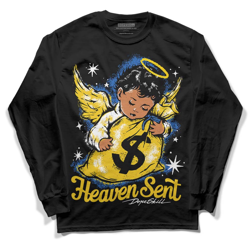 Michigan Dunks DopeSkill Long Sleeve T-Shirt Heaven Sent Graphic