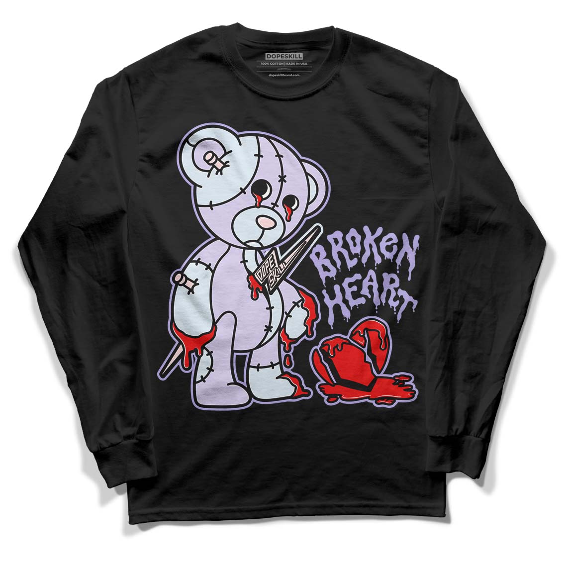 Easter Dunk Low DopeSkill Long Sleeve T-Shirt Broken Heart Graphic