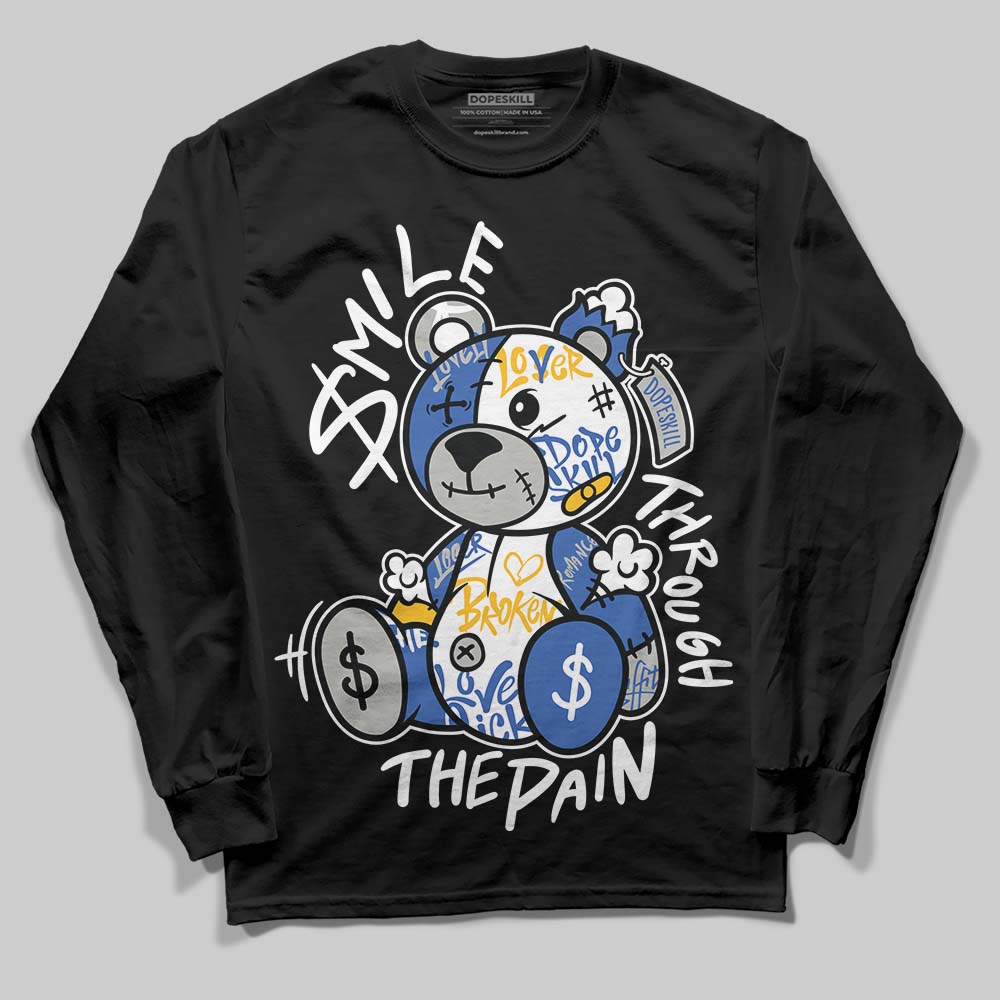 Lucky Shorts 3s DopeSkill Long Sleeve T-Shirt Smile Through The Pain Graphic