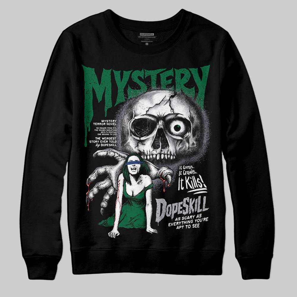 GT-2160 Shamrock Green DopeSkill Sweatshirt Mystery Ghostly Grasp Graphic