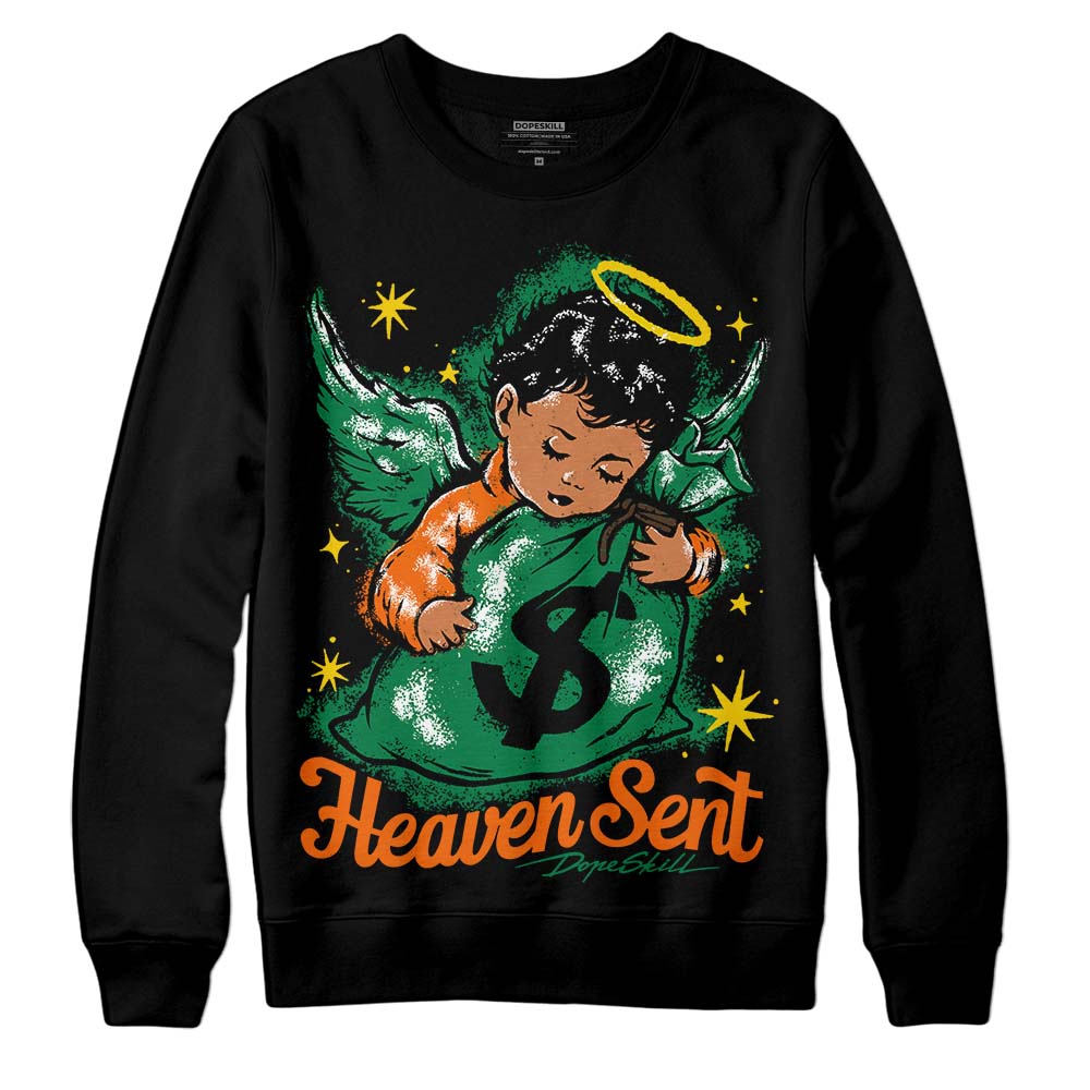 Green Collection DopeSkill Sweatshirt Heaven Sent Graphic