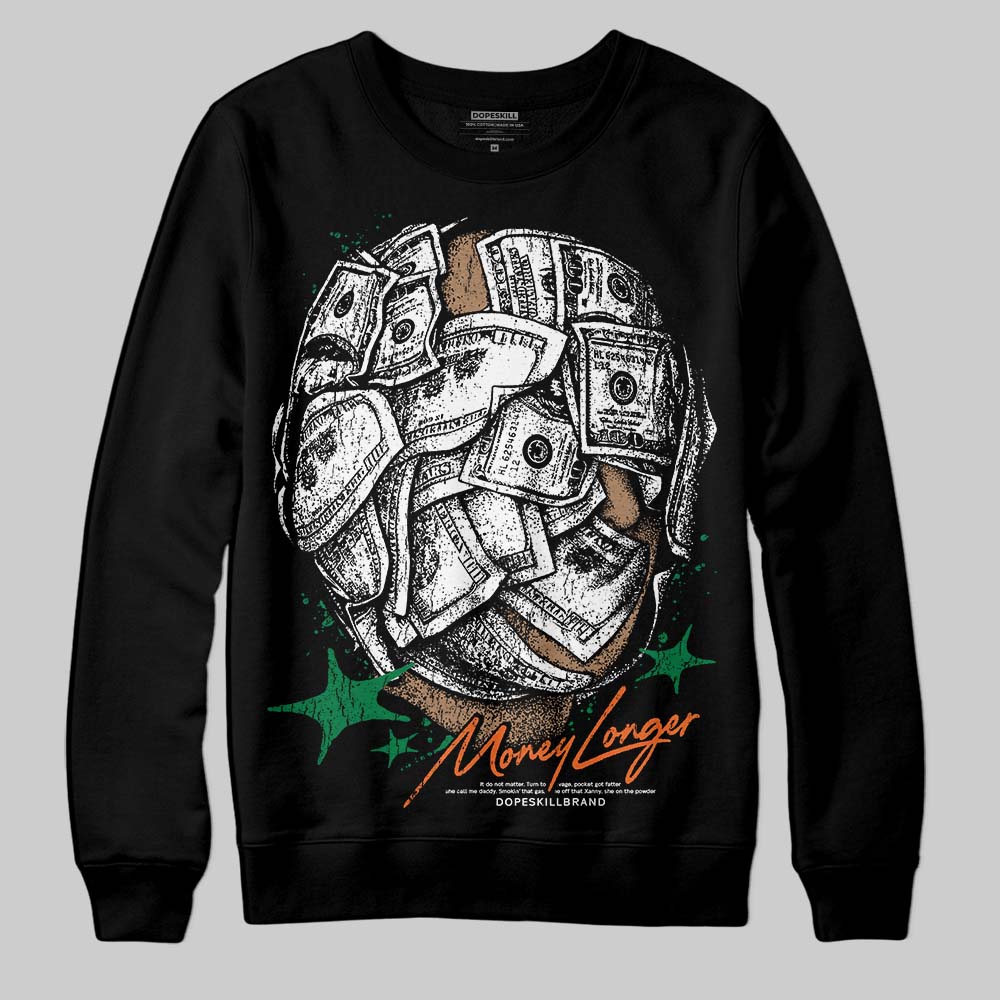 Green Collection DopeSkill Sweatshirt Money Longer Graphic