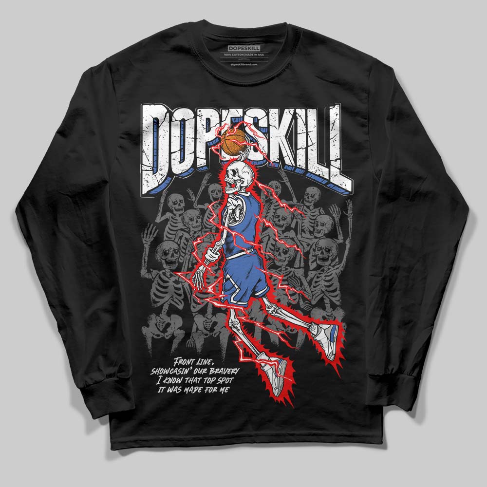 Lucky Shorts 3s DopeSkill Long Sleeve T-Shirt Thunder Dunk Graphic