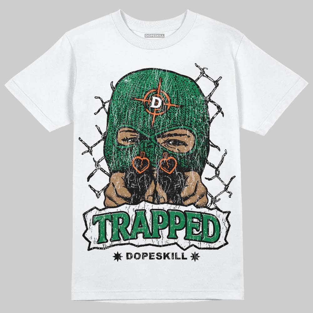 Green Collection DopeSkill T-Shirt New Trapped Graphic