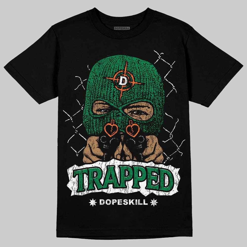 Green Collection DopeSkill T-Shirt New Trapped Graphic