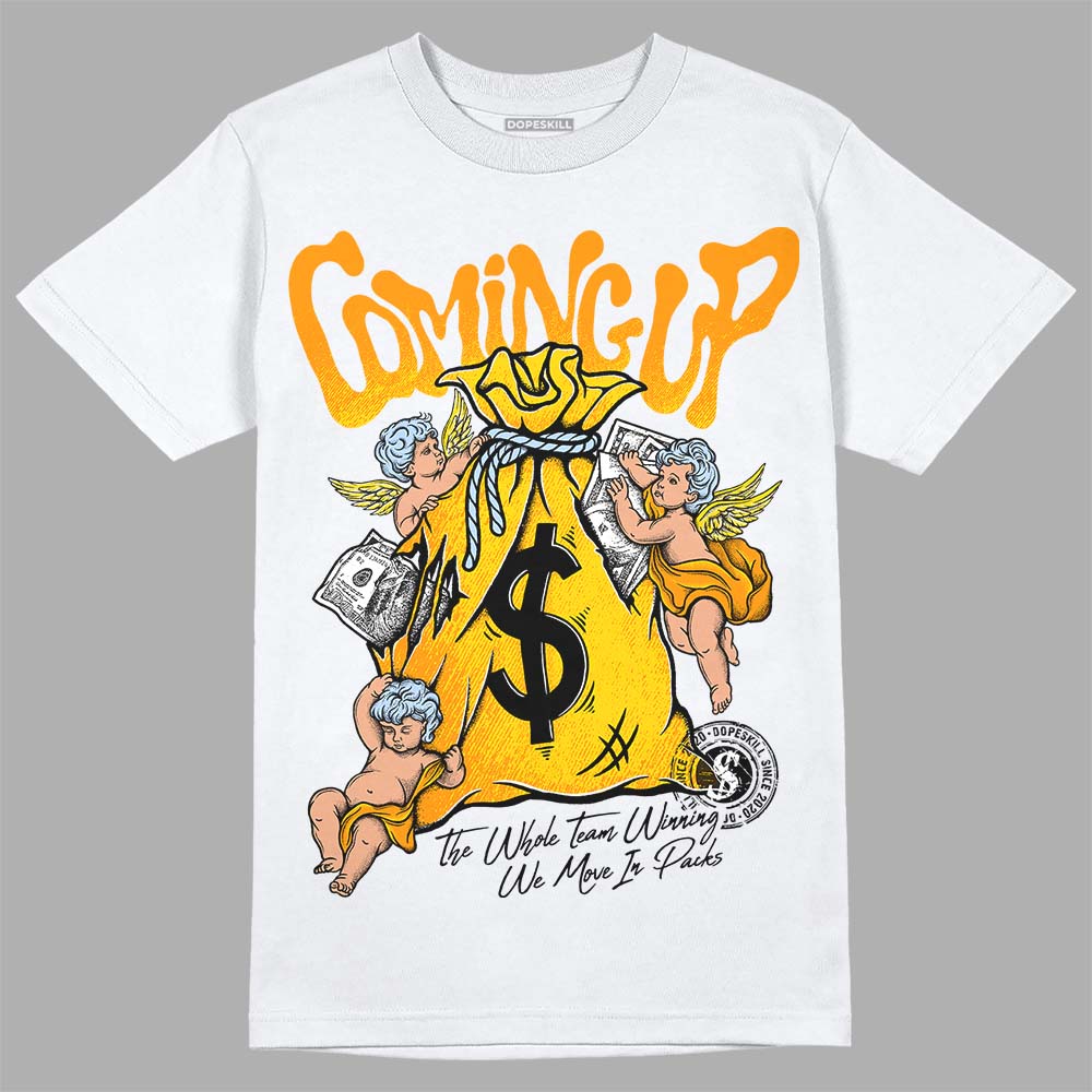 Yellow Ochre 6s DopeSkill T-Shirt Money Bag Coming Up Graphic