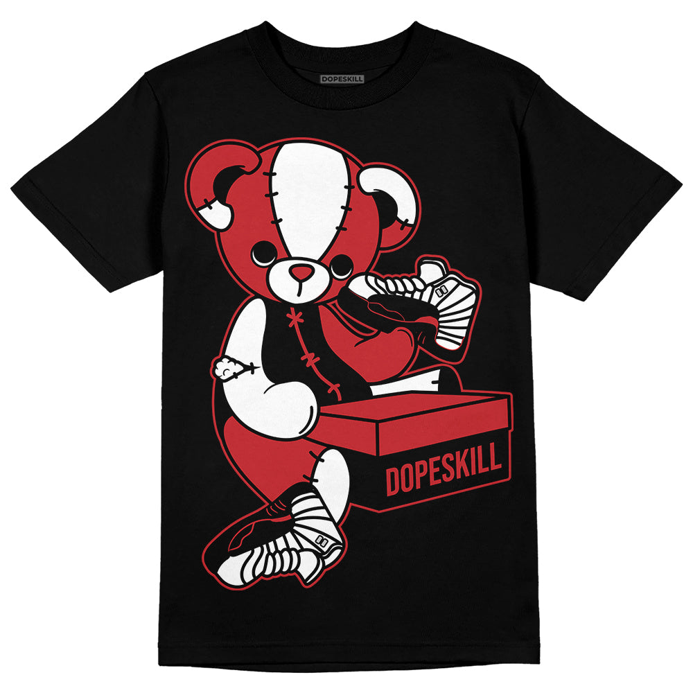 Red Taxi 12s DopeSkill T-Shirt Sneakerhead BEAR Graphic