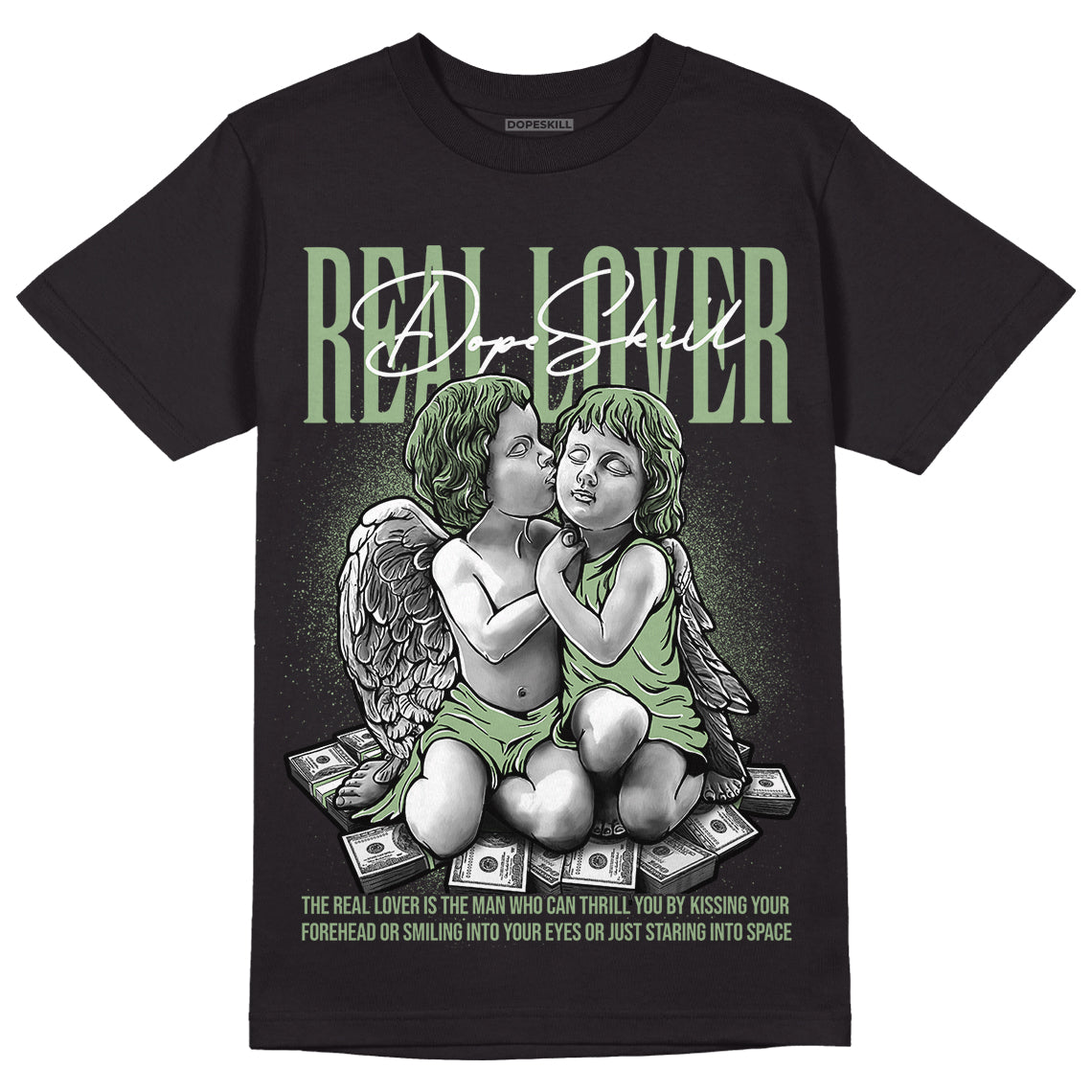 Seafoam 4s DopeSkill T-Shirt Real Lover Graphic
