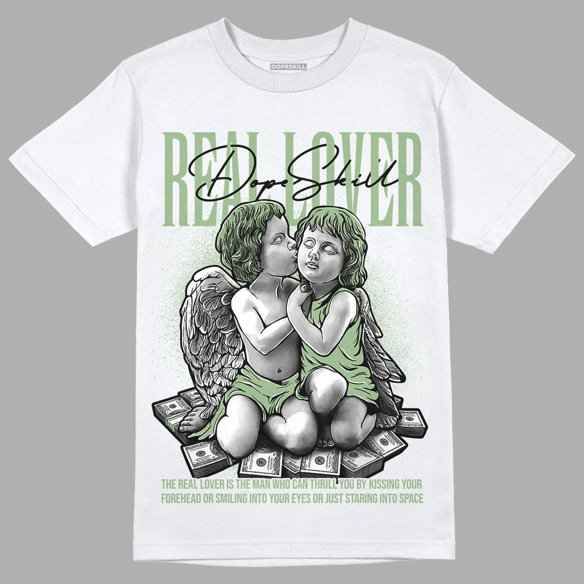 Seafoam 4s DopeSkill T-Shirt Real Lover Graphic