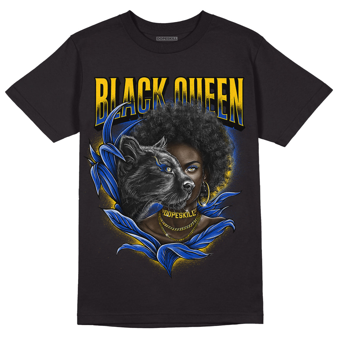 Laney 14s DopeSkill T-Shirt New Black Queen Graphic