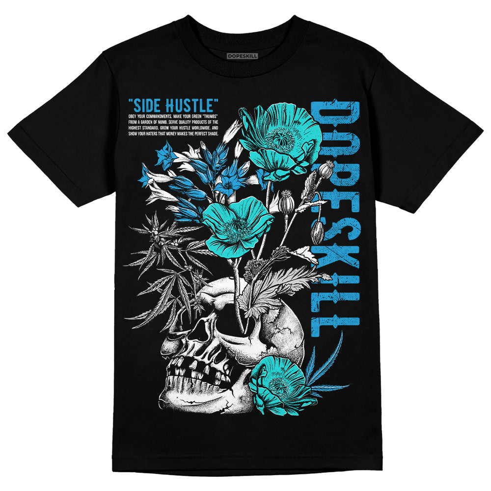 Military Blue 4s DopeSkill T-Shirt Side Hustle Graphic