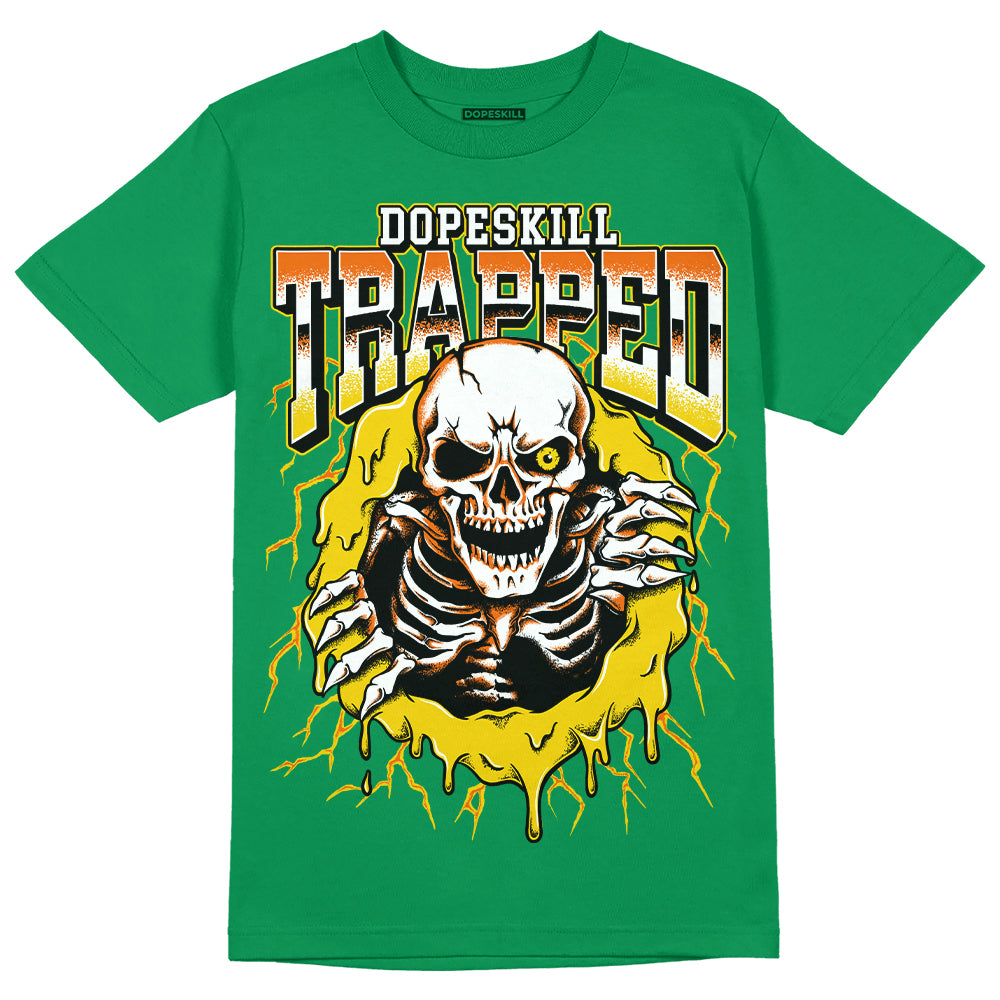 Green Collection DopeSkill Green T-shirt Trapped Halloween Graphic