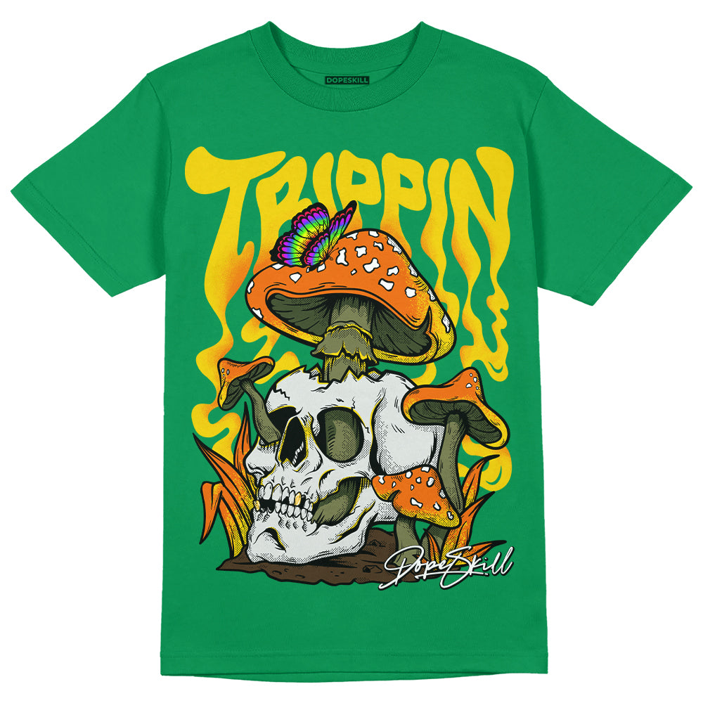 Green Collection DopeSkill Green T-shirt Trippin Graphic