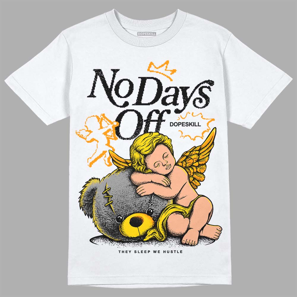 Yellow Ochre 6s DopeSkill T-Shirt New No Days Off Graphic